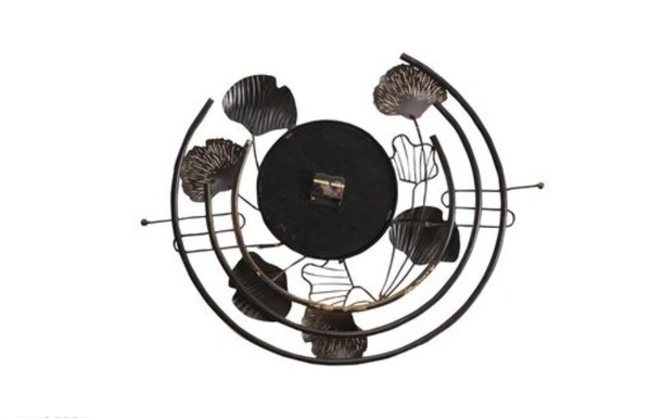 Iron Wall Clock latest designs with best quality and lowest price range so that everyone can feel luxirious at cheap prices. - Free Size, Metal, Decorative Wall Clock, Pack of1